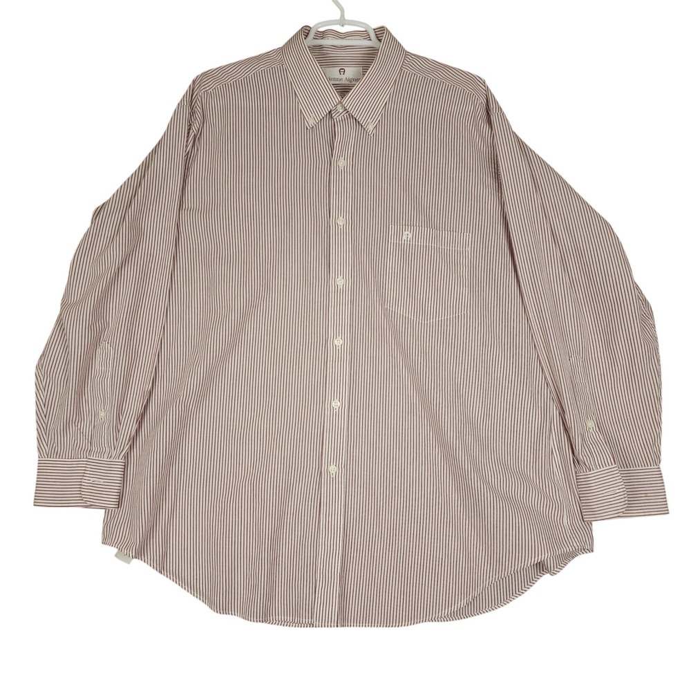 Men's Striped Button-Down Shirt
